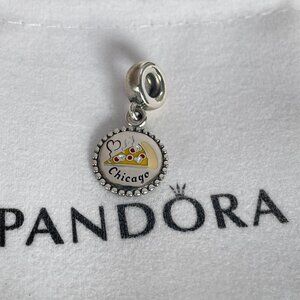 Pandora Chicago Pizza Charm